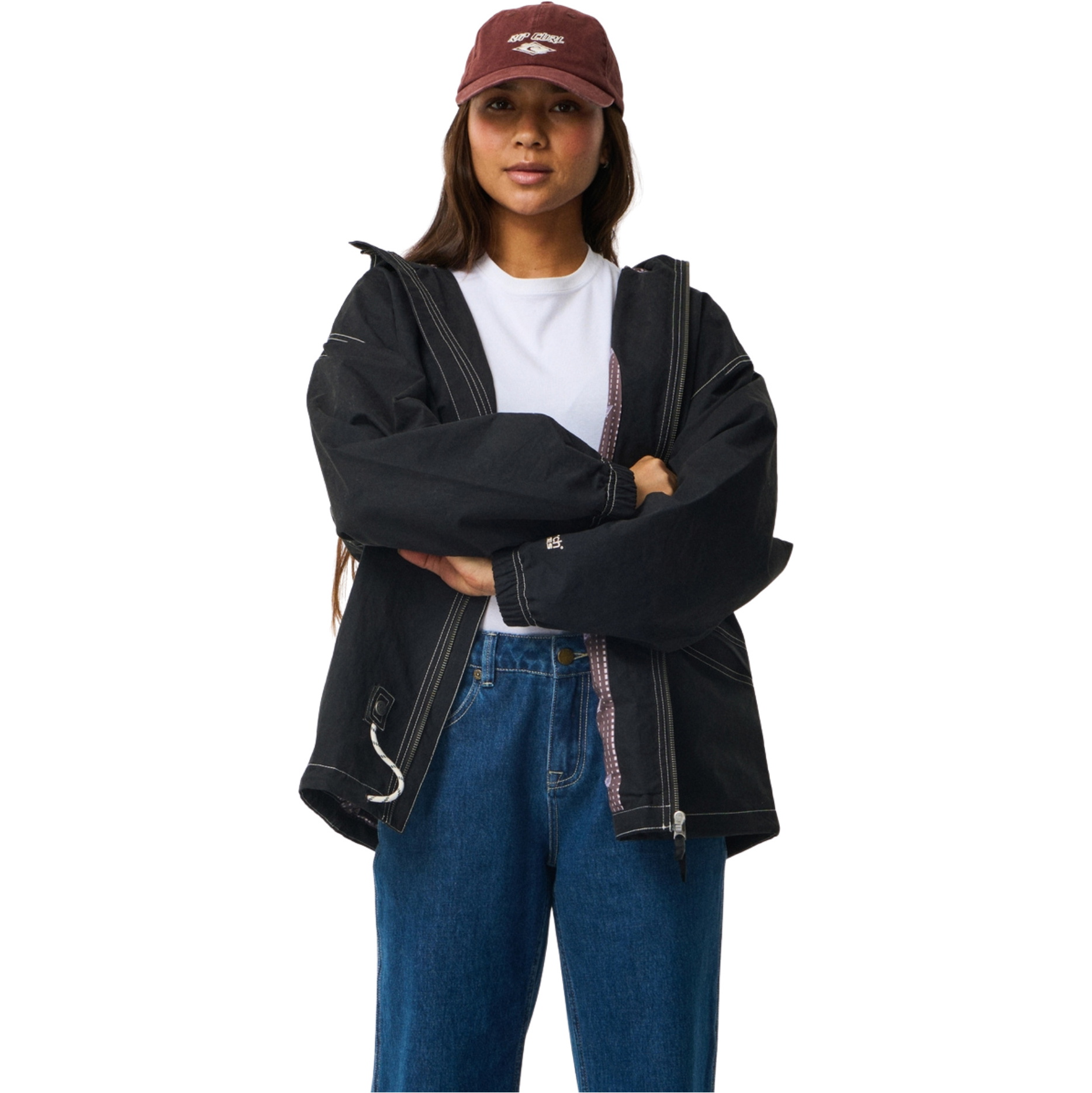2026 Rip Curl Womens S-Series Archives Jacket 042WJA - Black